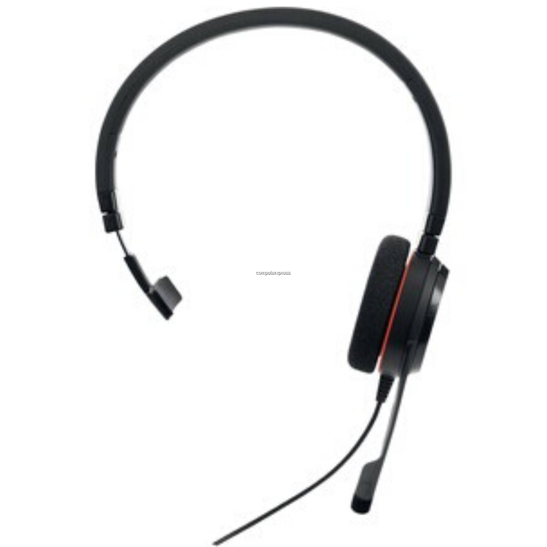 Jabra EVOLVE 20 Wired Overthehead Mono Headset Supraaural Noise